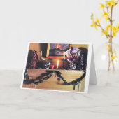 CARTE **LA PLUS BELLE PÉRIODE DE L'ANNÉE** **NOËL** (Fleur jaune)