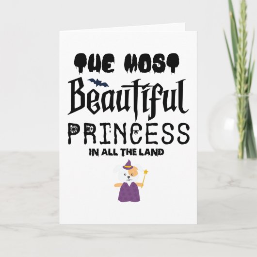 Carte La plus belle princesse de tout le pays (Devant)