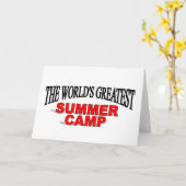 Carte La plus grande colonie des vacances du monde (Fleur jaune)