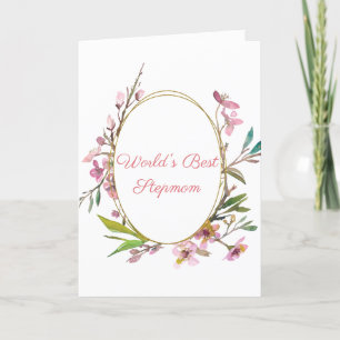 Carte La plus grande fête des mères Stepmère du monde