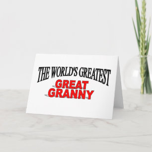 Carte La plus grande grand grand-mère du monde
