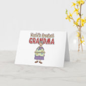 Carte La plus grande grand-maman du monde (Fleur jaune)