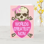 Carte La plus grande maman du monde (Fleur jaune)