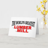 Carte La plus grande usine de bois du monde (Fleur jaune)