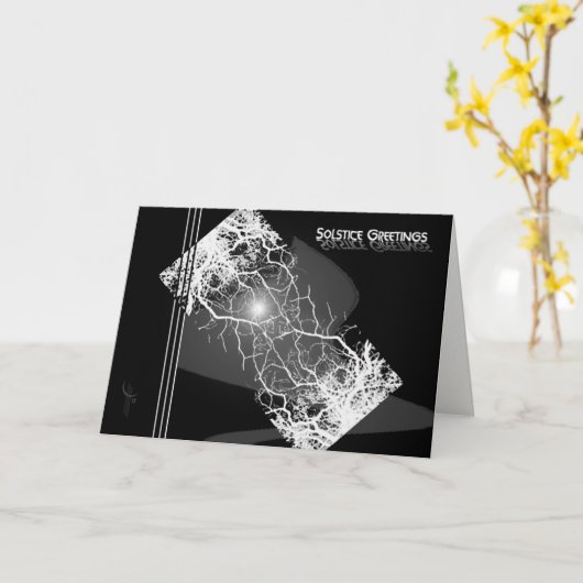 Carte La plus longue nuit (Fleur jaune)