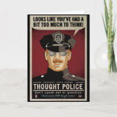 Carte La police de pensée carde (Devant)