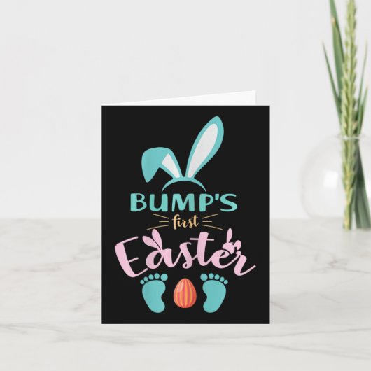 Carte La première annonce de grossesse de Pâques de Bump (Devant)