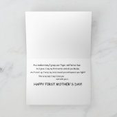 Carte La première fête des mères de My Mommy (Intérieur)