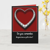 Carte La première fois que nous sommes tombés sur une ca (Fleur jaune)