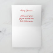 Carte La première joie de Noël du bébé - PHOTO DE VOTRE (Intérieur)