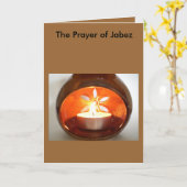 Carte La prière de Jabez (Fleur jaune)
