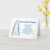 Carte La prière des seigneurs (Fleur jaune)