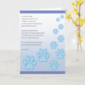 Carte La prière d'un animal - (Fleur jaune)