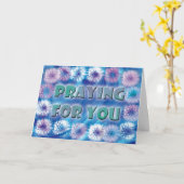 Carte La prière pour vous cardent (Fleur jaune)