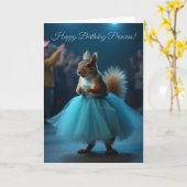 Carte La princesse écureuil (Fleur jaune)