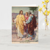 Carte La promenade à l'emmaus (Fleur jaune)