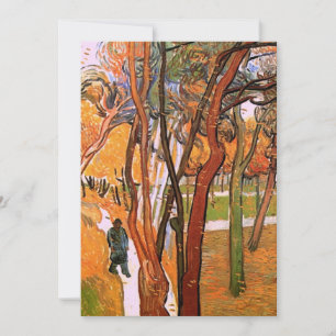 Carte La Promenade : Feuilles mortes de Vincent van Gogh