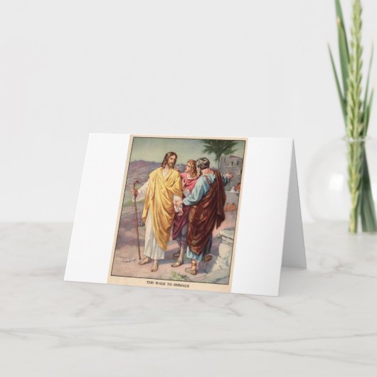 Carte La promenade vers emmaus (Devant)