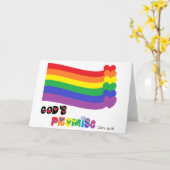 Carte La promesse de Dieu Arc-en-ciel (Fleur jaune)