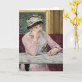Carte La prune de Manet Impressionniste Peinture (Fleur jaune)