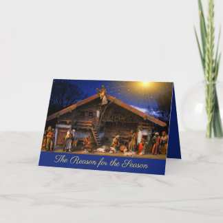 Carte La raison de la scène de la Nativité de la saison