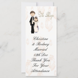 Carte La réception de mariage