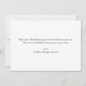 Carte La récolte d'art populaire L'automne quitte le Bon (Dos)