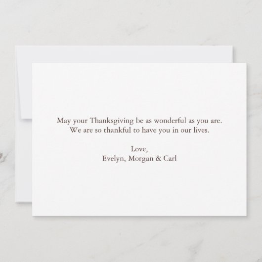 Carte La récolte d'art populaire L'automne quitte le Bon (Dos)