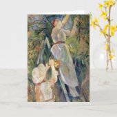 Carte La récolteuse de cerise (Fleur jaune)