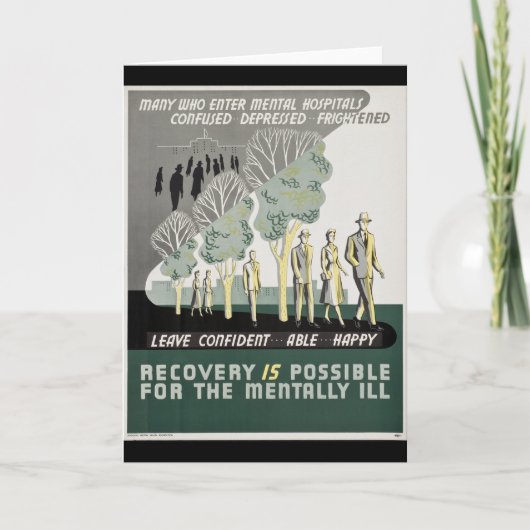 Carte La récupération est possible mentalement - à la (Devant)