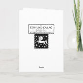 Carte La reine de neige par Edmund Dulac (Dos)