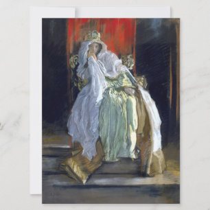 Carte La reine d'Hamlet (par l'abbaye d'Edwin Austin)