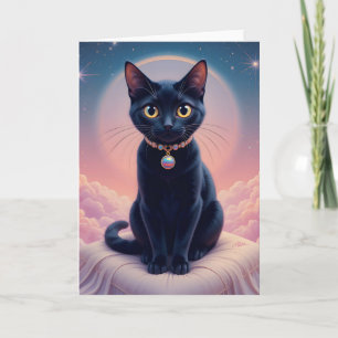Carte La Reine Du Ciel De Chat Noir