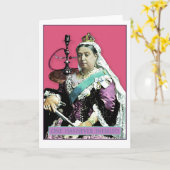 Carte La reine et le Hookah (Fleur jaune)