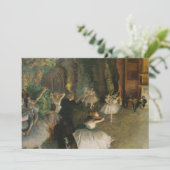 Carte La répétition du ballet sur scène | Edgar Degas (Debout devant)
