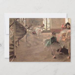 Carte La Répétition par Edgar Degas, Art de ballet vinta