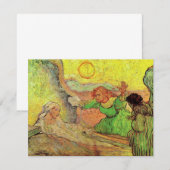 Carte La Résurrection de Lazare par Vincent van Gogh (Devant / Derrière)