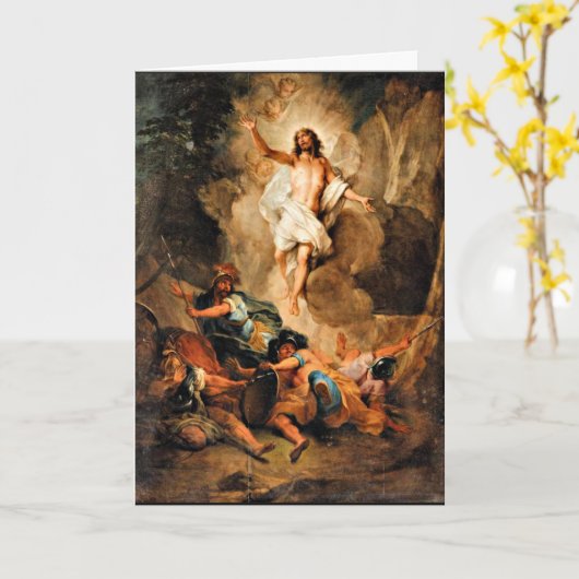 Carte La Résurrection du Christ (Fleur jaune)