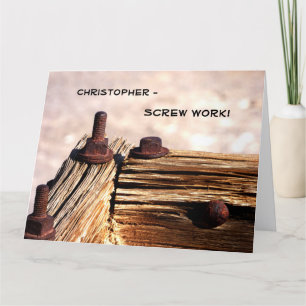 Carte La retraite de JUMBO, le travail de la vis, de Tou