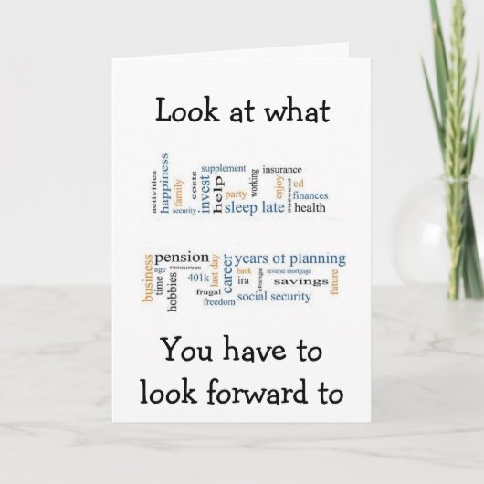 CARTE LA RETRAITE ET TOUT CE QUE VOUS AVEZ À REGARDER AV (Devant)