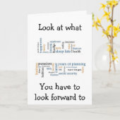 CARTE LA RETRAITE ET TOUT CE QUE VOUS AVEZ À REGARDER AV (Fleur jaune)