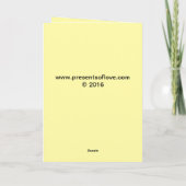 Carte La rétro marguerite fleurit le 10ème anniversaire (Dos)