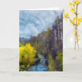 Carte La rivière (Fleur jaune)