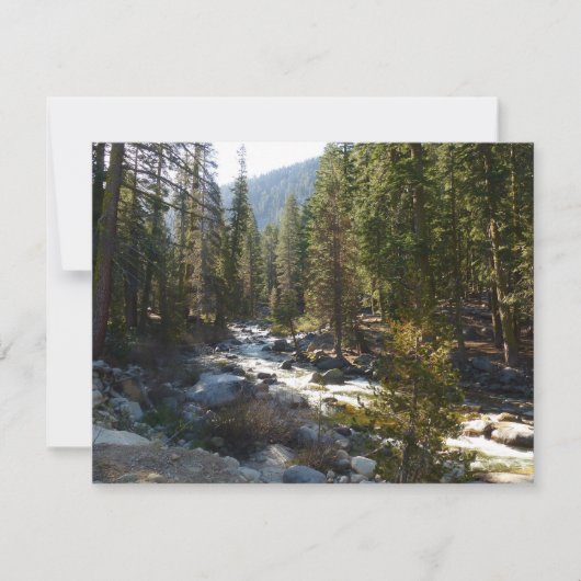 Carte La rivière Kaweah dans le parc national de Sequoia (Devant)
