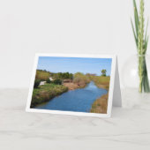 Carte La rivière Turia à Riba-roja de Túria, Espagne (Devant)