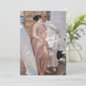 Carte La robe rose, après le bain | Joaquín Sorolla (Debout devant)