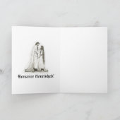 Carte "La Romance a Fleuri" (Intérieur)