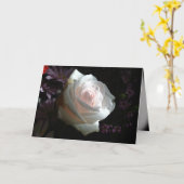 Carte La Rose Blanche (Fleur jaune)