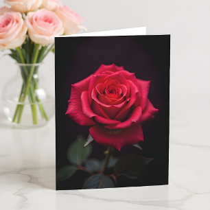 Carte La Rose Rouge Serez-Vous Ma Saint-Valentin?