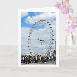 Carte La roue London Eye Ferris, Londres, Angleterre
